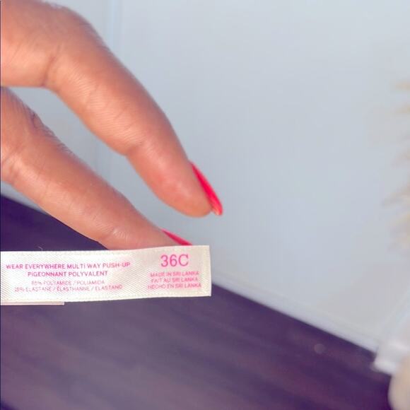 Victoria's Secret Where Everywhere Mutli-Way Push Up Leopard Print Bra 36C - Picture 10 of 10